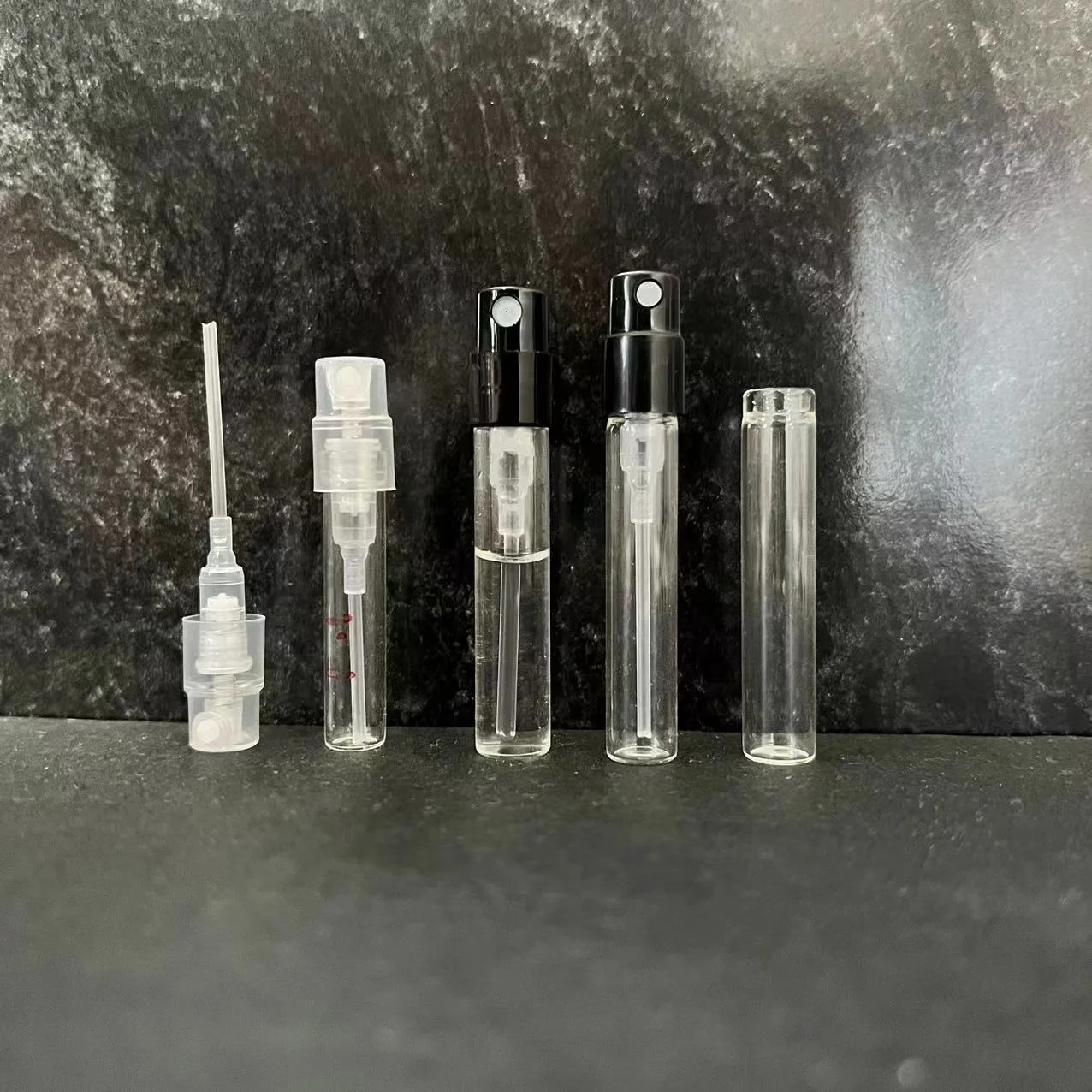 1ml 1.5ml 2ml 3ml 5ml Wholesale Refillable Mini Perfume Sample Glass Vials Tester Bottles