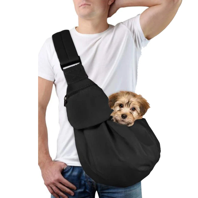 Outdoor Travel Adjustable Pet Carrier Sling Shoulder Carrier Tote Pet Bags for Dogs Cats
