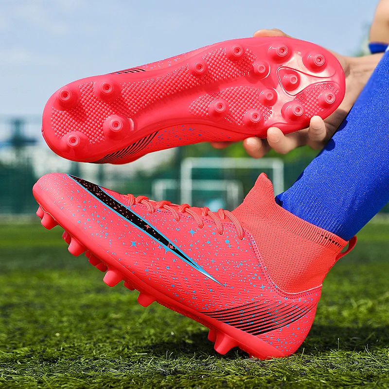 Wholesale OEM ODM New Phantom Gold Color Low Cut Material Soccer Football Shoes Boots Kids Children Men Sapatos De