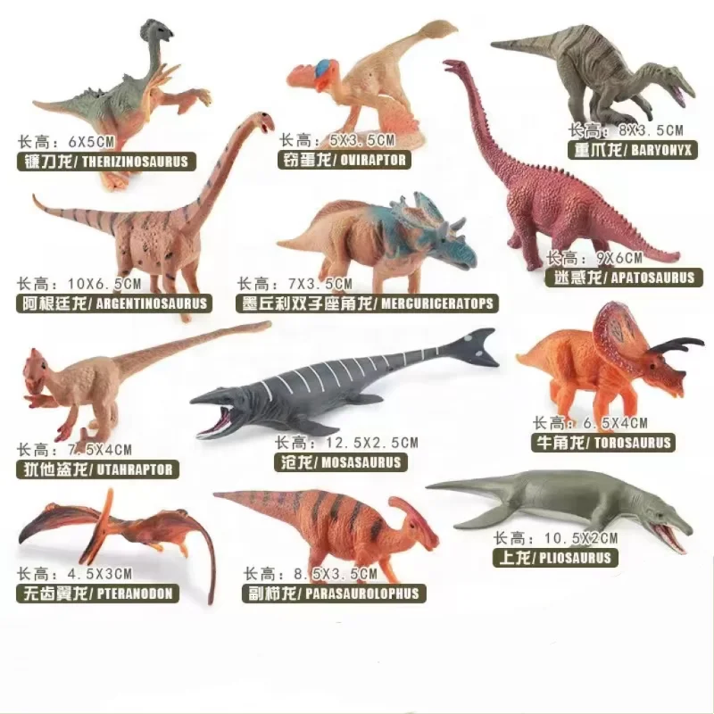Wholesale Figures Cognitive Simulation Jurassic Animal Dinosaur Model Tyrannosaurus Rex Mini Plastic Dinosaur Toys