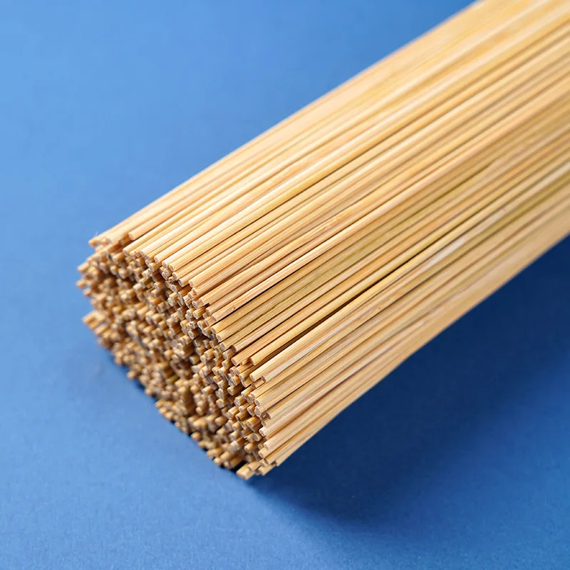 Best Seller Bulk Bamboo Wooden Solid 1.3 mm Fragrant Core Stick Unscented Split Sticks for DIY Making Incense Agarbatti