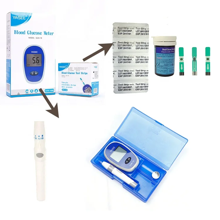 2022 New accurate blood glucometer monitor device medical blood sugar tester diabetes blood glucose meter