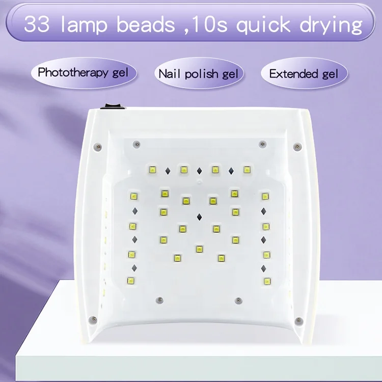 UV LED Lamp Nail Dryer Nail Art Equipment For Drying Gel Polish With Timer Auto Sensor Manicure Tools Nail Salon Equipment