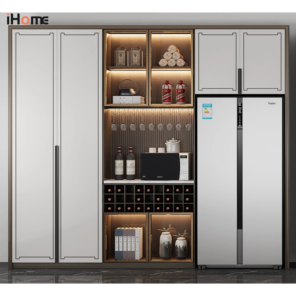 IHome купить минималистичный домашний дисплей МДФ винный шкаф для гостиной