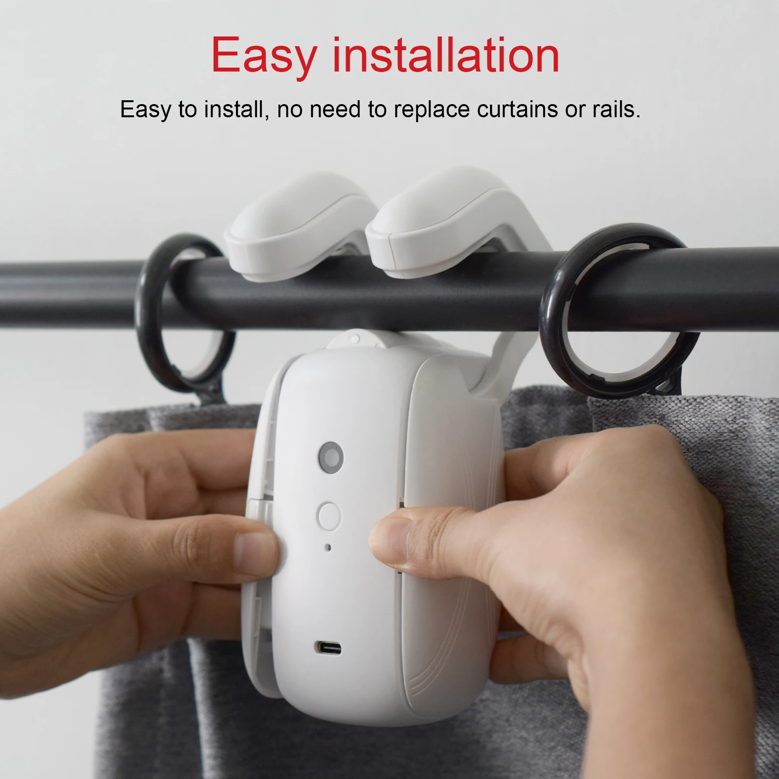 WiFi Smart Curtain Motor Tuya Smart Control Motorized Motor for Indoor Office Electric Curtain