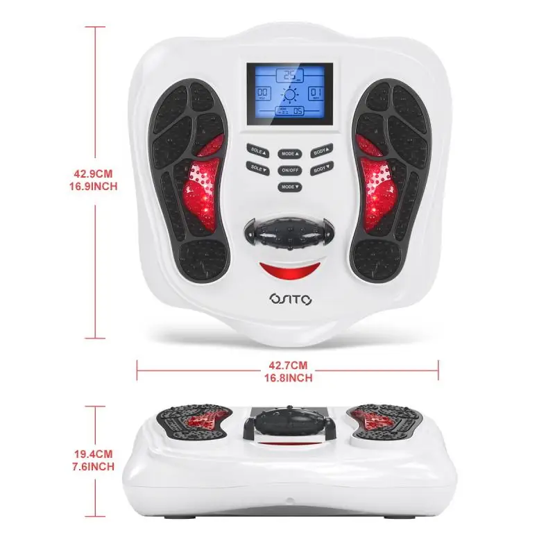 Infrared Health protection instrument Multiple modes and intensity Blue LCD foot care massager