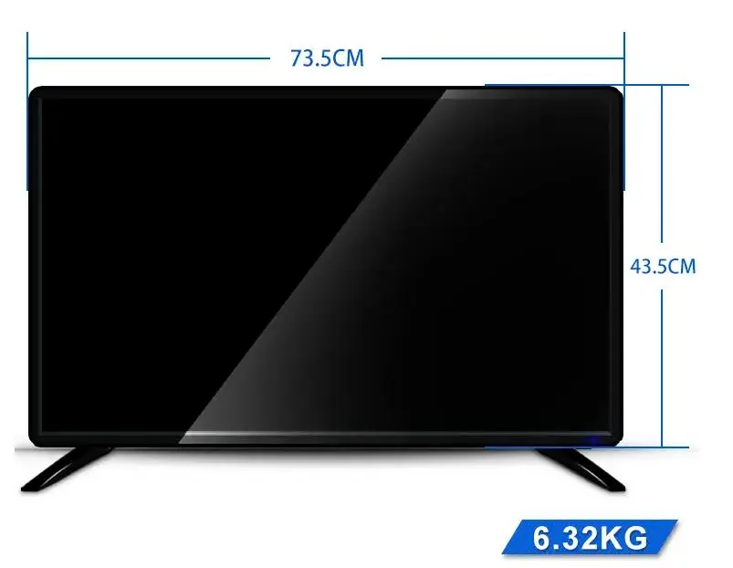 Smart TV 4K HD LCD Television Portable Solar Television With Panel Solar TV 32 Inch 12v Rechargeable