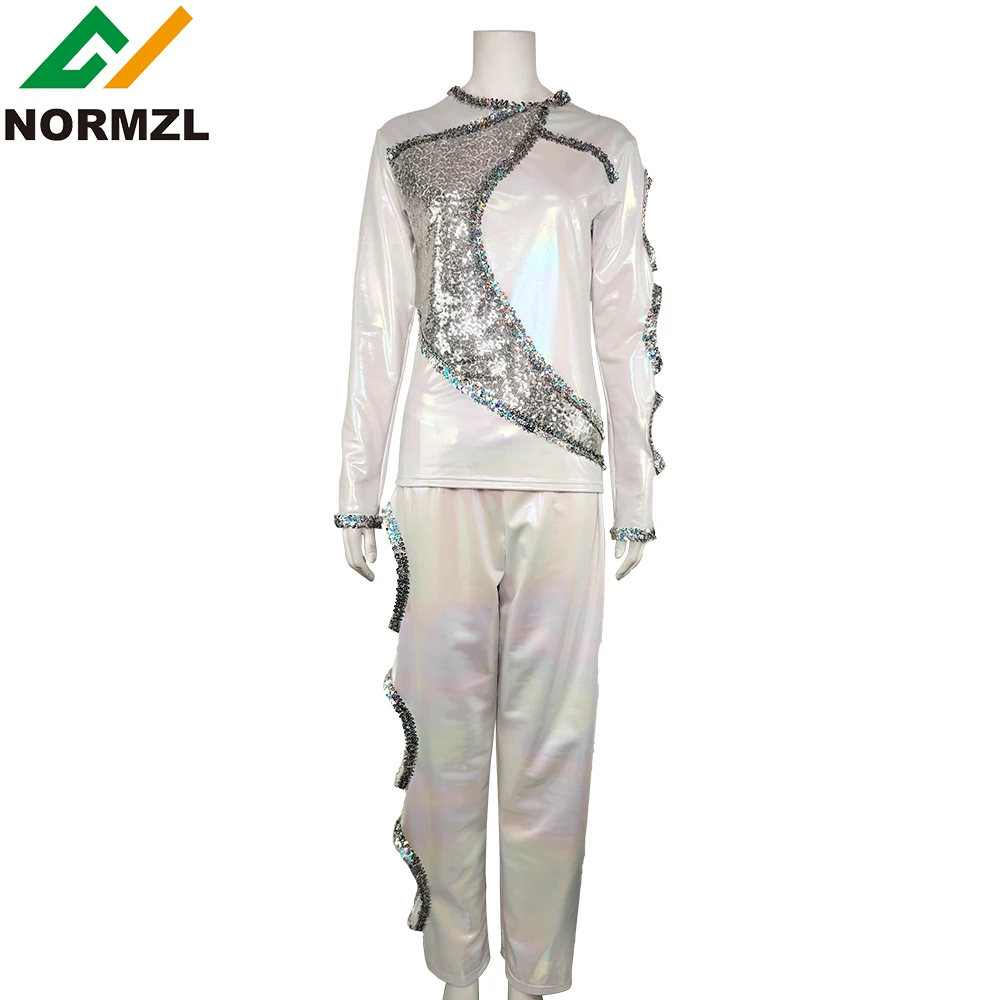 sexy cheerleader costume dance performance outfit majorette dance team girls dancing jazz cheerleading uniforms with cape