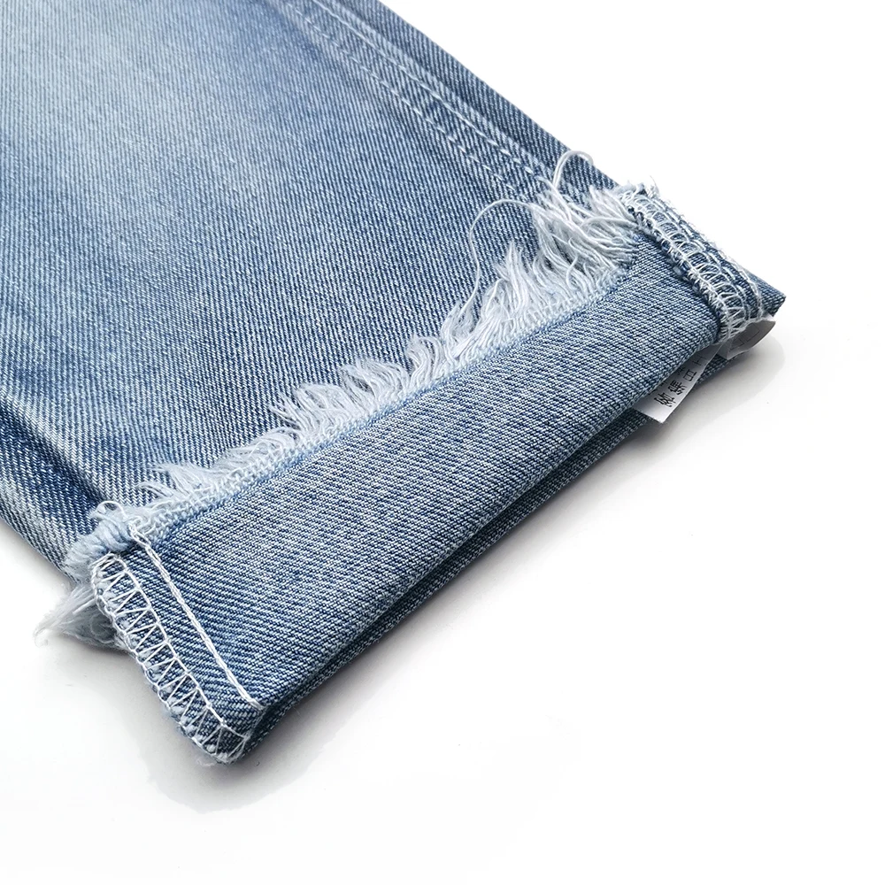 13oz TR Denim Fabric with Crosshatch Slub 100 Cotton Denim Fabric Hot Selling in India 3SB3082