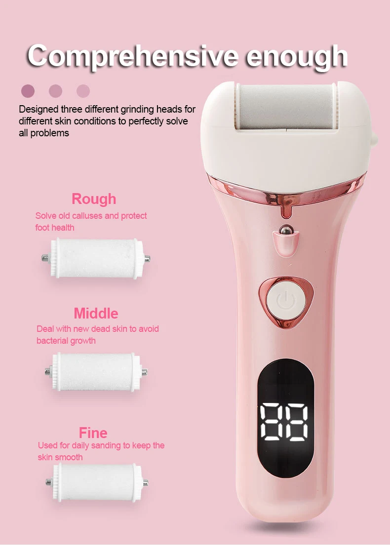 Factory wholesale electric foot scraper electric foot callus remover electric foot file