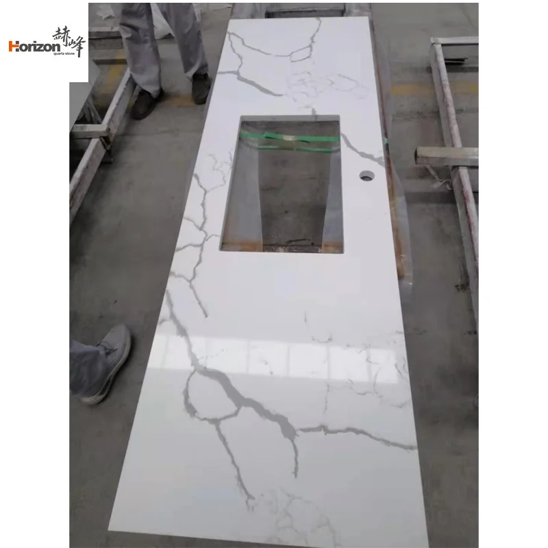  HORIZON STONE искусственная кварцевая плита камень calacatta кухонная столешница для кухонных