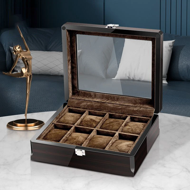 Watch Box Luxury High Quality Custom Logo Black