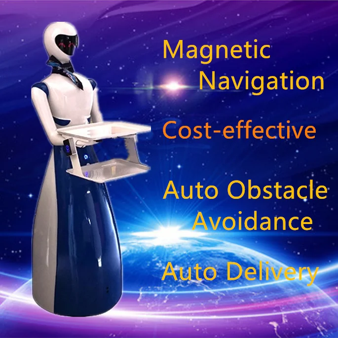 Csjbot Artificial Automatic Robot Waiter Intelligent Humanoid Delivery Food Robot Artificial Intelligence