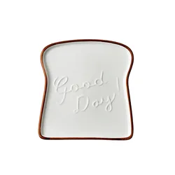 AL Japanesee Houseware Dinning Dinnerware Custom Ring Steak Bread Use Restaurant Ceramic Plates Set