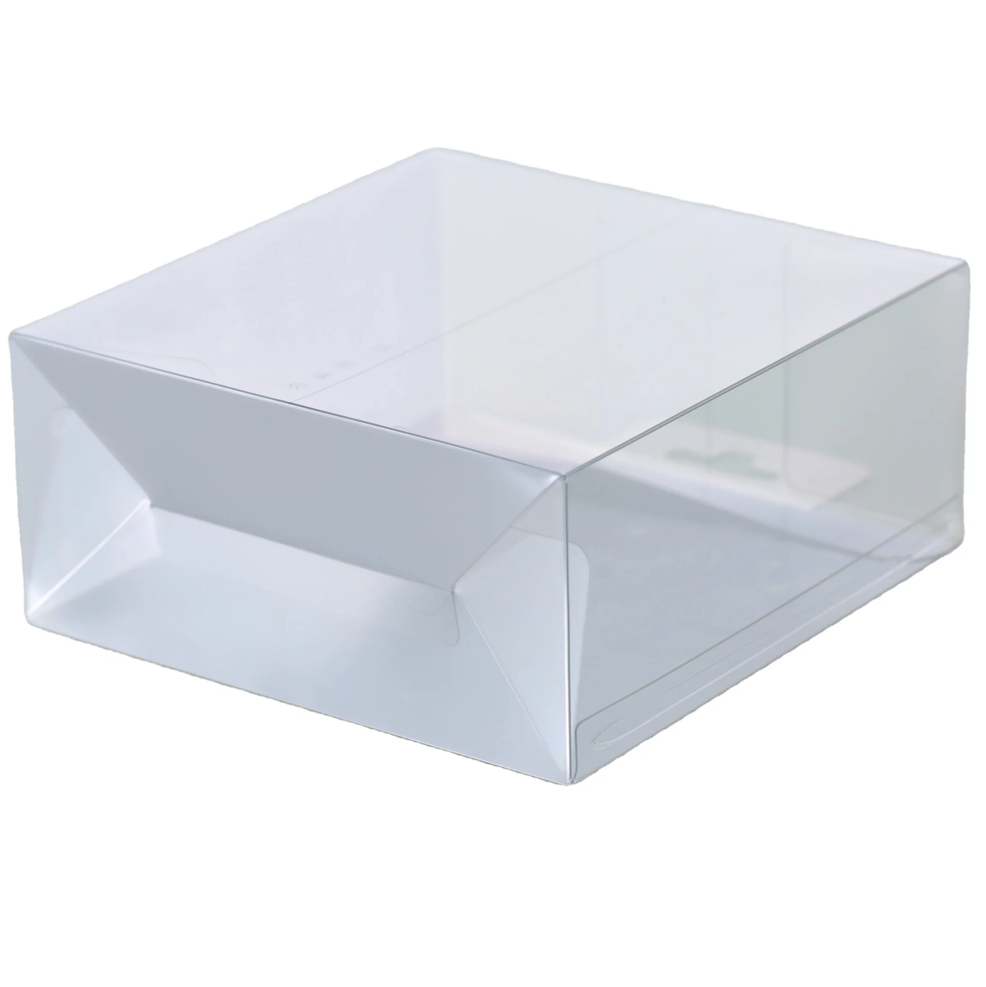 Mini MOQ Clear Plastic PVC Boxes High Transparent PET Box protection PET candy packaging