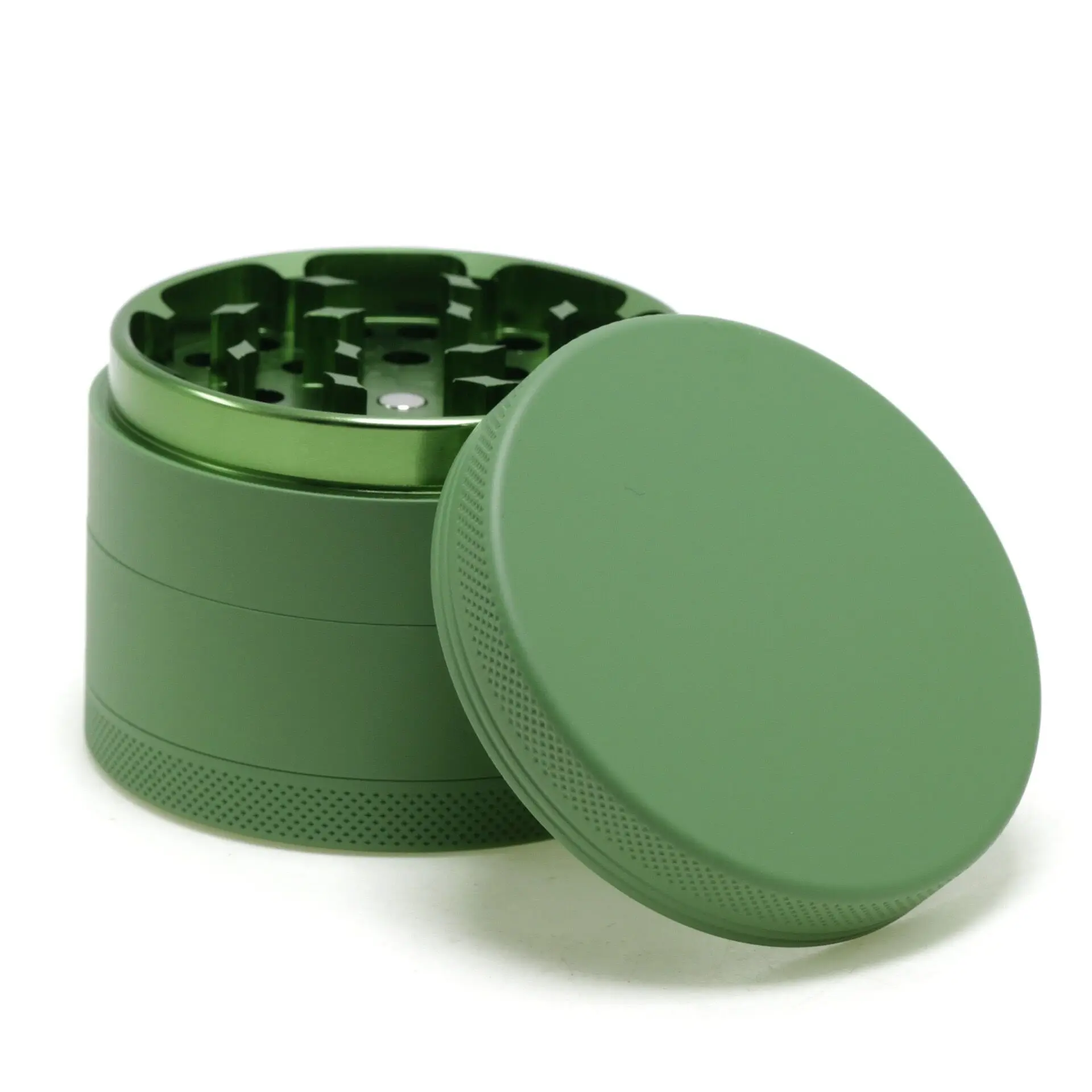 Custom Smoking Accessories Rubber Paint 2.5inch Different Colors Aluminium Herb Grinder