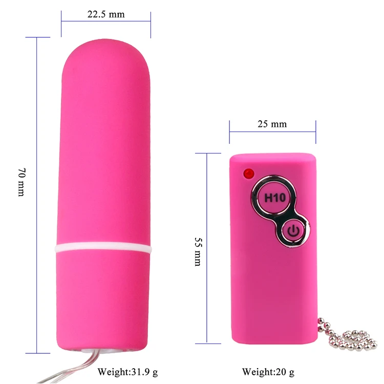 Wireless Remote Control Hot Selling Vibrator for Woman Mini Bullet Sex Toys