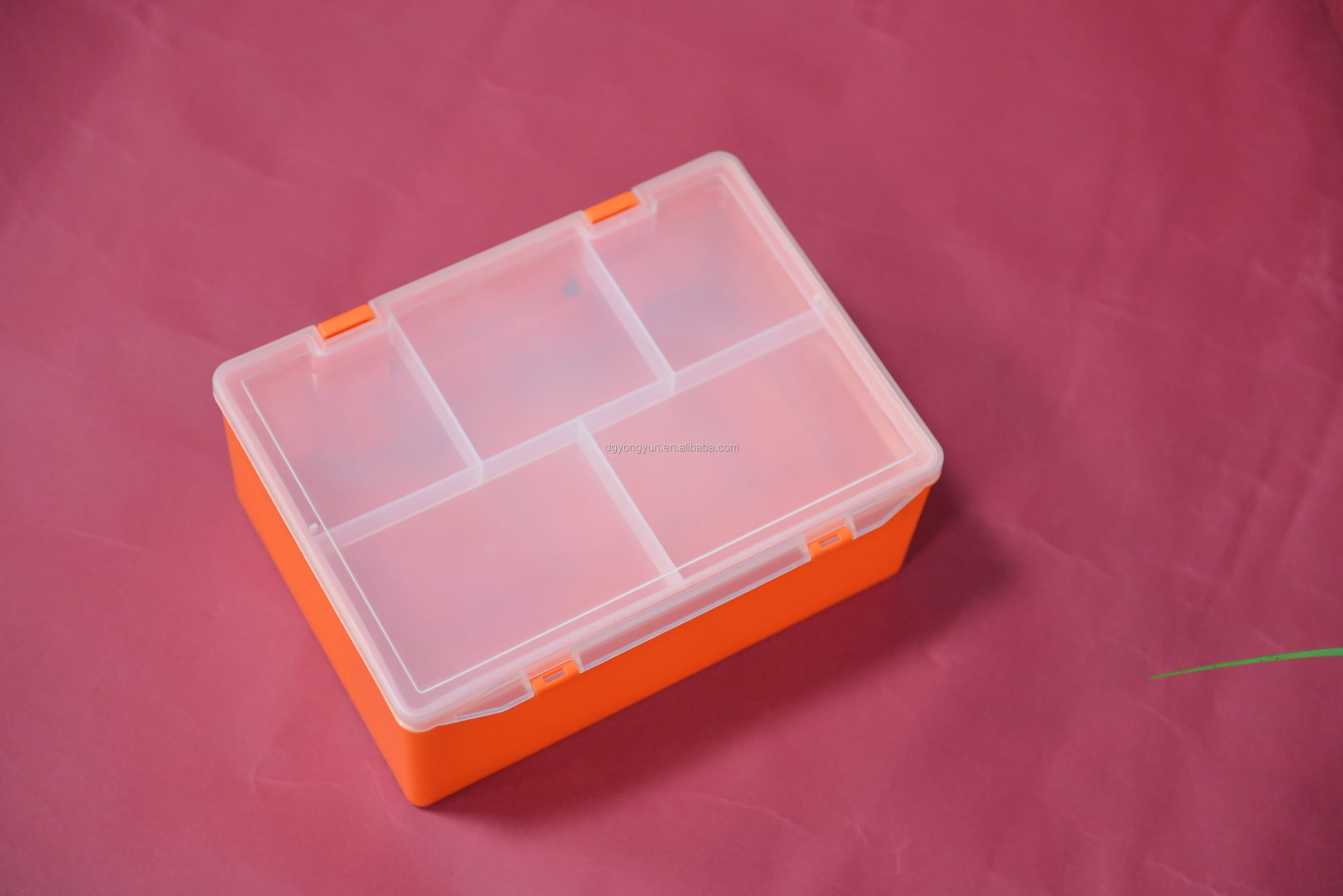 Wholesale high capacity plastic storage box organizer with tray tools container