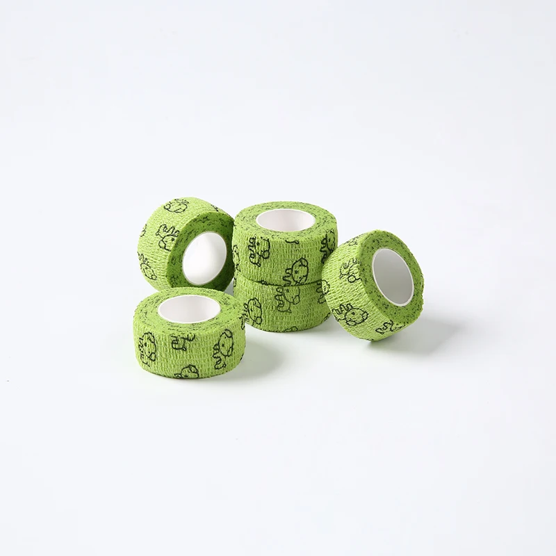
Multi-Color print high compression bandage adhesive elastic bandage for dogs 