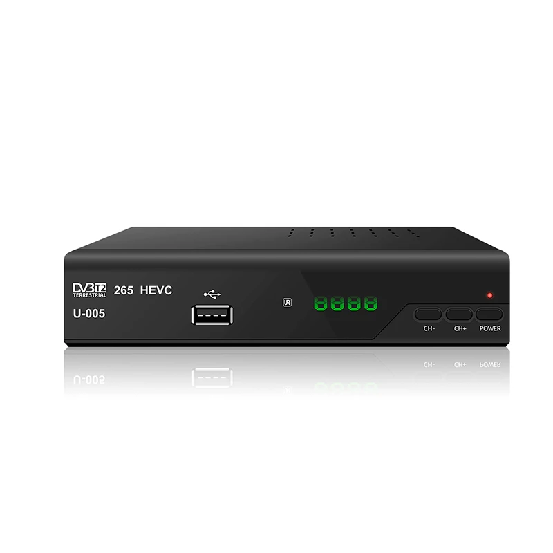 Ресивер H.265 DVB T2 поддержка IPTV youtube PVR обмен времени JUNUO гарантия качества
