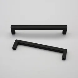 TOPCENT Modern style  furniture handle kitchen pull cabinet solid square bar handle