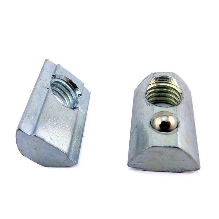 Custom Sliding T-Slot Nut M4 M5 M6 Hammer Head T-Nut for Aluminum Extrusion Profile