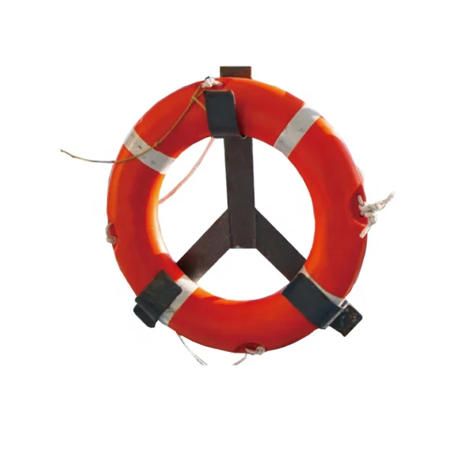 China supplier wholesale swimming 4.3kg  life ring with rope reflective high buoyancy lifebuoy