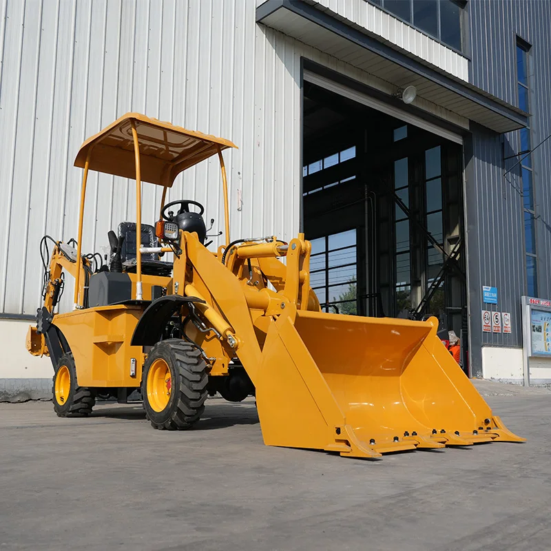 Construction equipment backhoe loader excavator articulated backhoe loader diesel wheel backhoe excavator loader