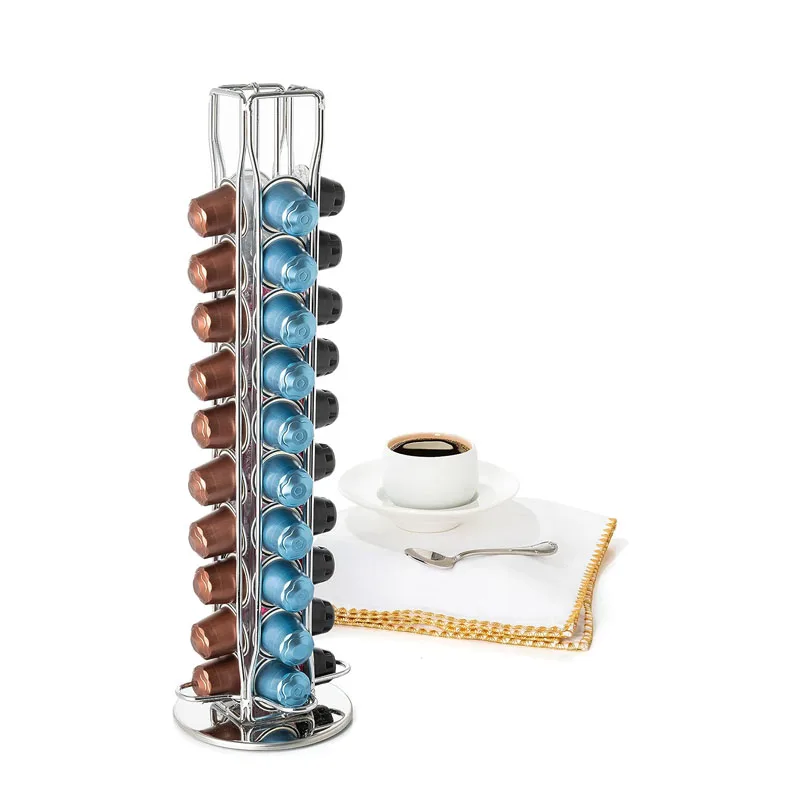 Держатель Nespresso железная подставка для хранения кофейных капсул аксессуары офисной кухни