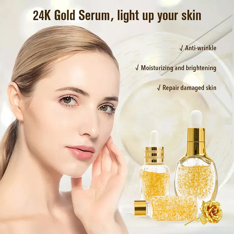 Rose Facial SerumAnti-aging  Face Essence Rose Gold Serum