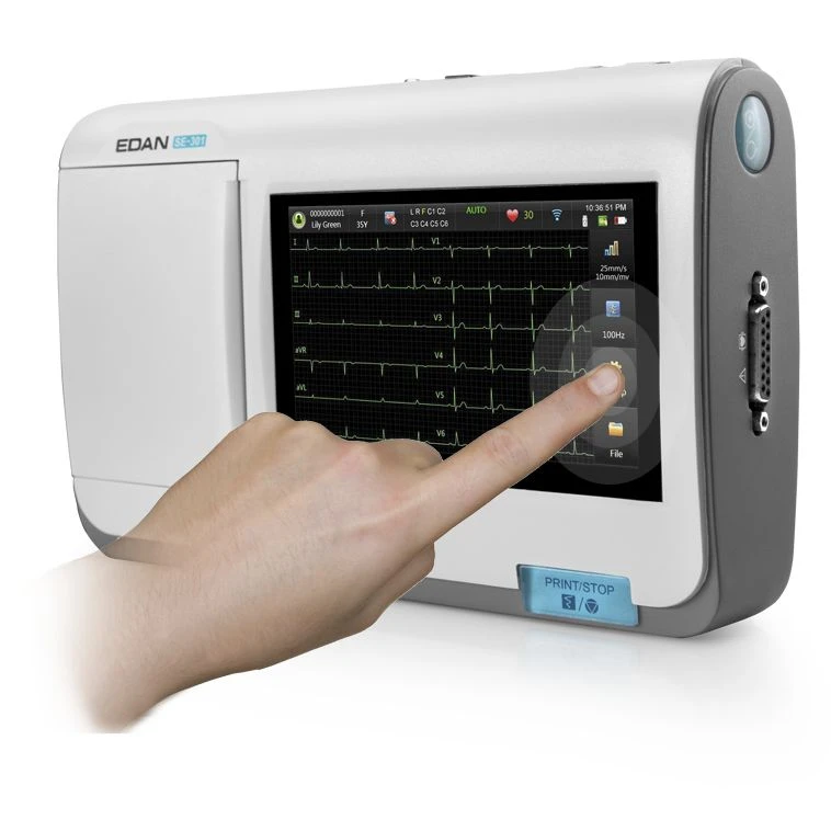 Original Edan SE-301 3 Channel Ecg Machine ecg Machine 3 Channel Digital Ecg Machine China Cheap Price