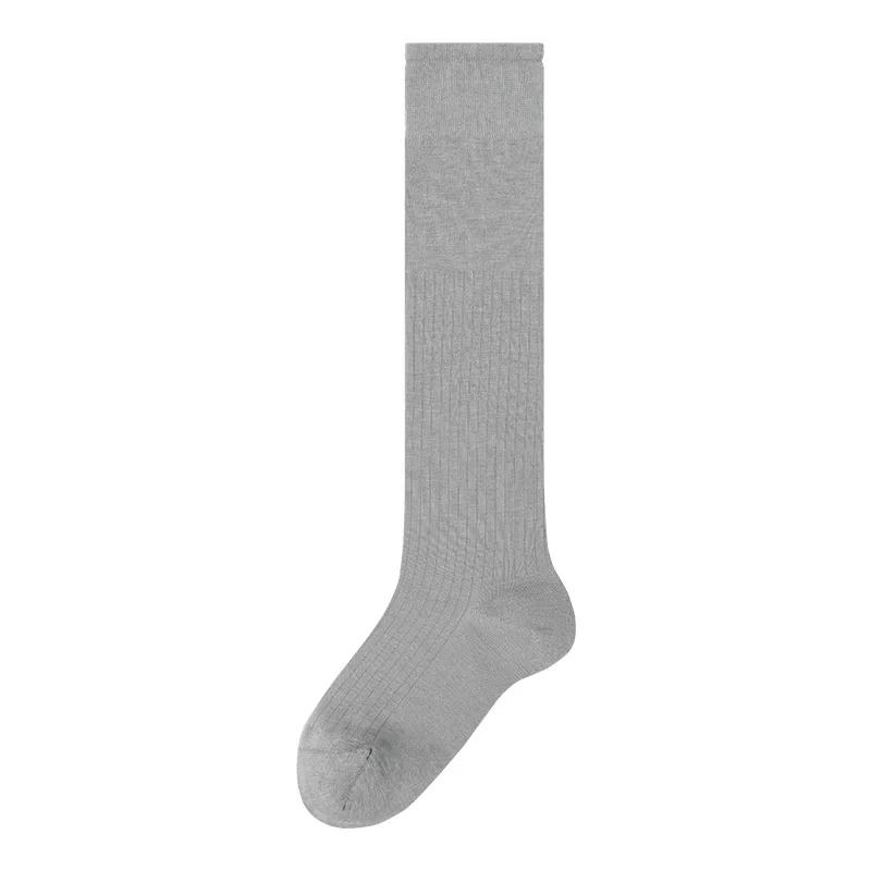 Wholesale Wool Elastic Knee High Compression Athletic Socks Comfortable Solid-Color Socks for Women