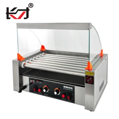 KCJ-19 Big Capacity Sausage Maker Cooker Roasting Hot Dog Roller Grilling Super Capacity Best Control to Good Display Hot