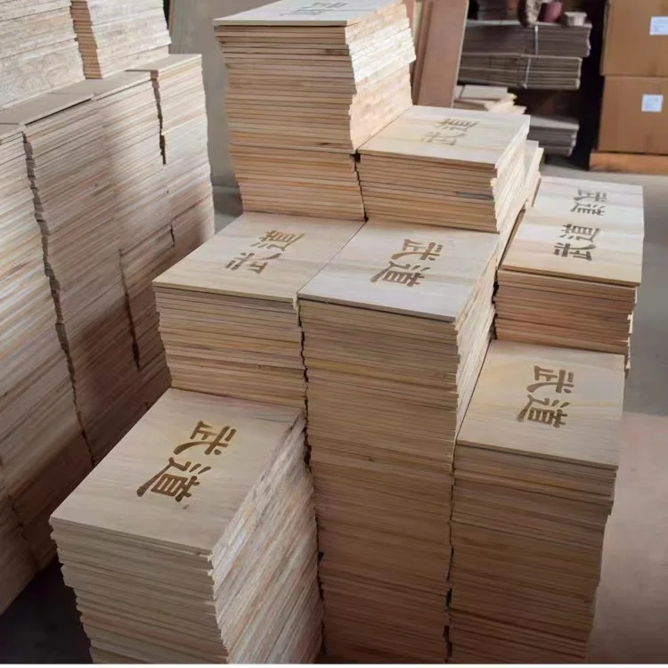 China factory taekwondo board solid wooden paulownia wood sport training wood boards