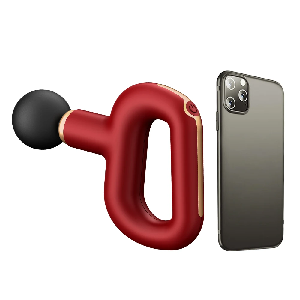 Портативный корпус лицевой панели пистолет мини-массажер для массаж мышц пистолет