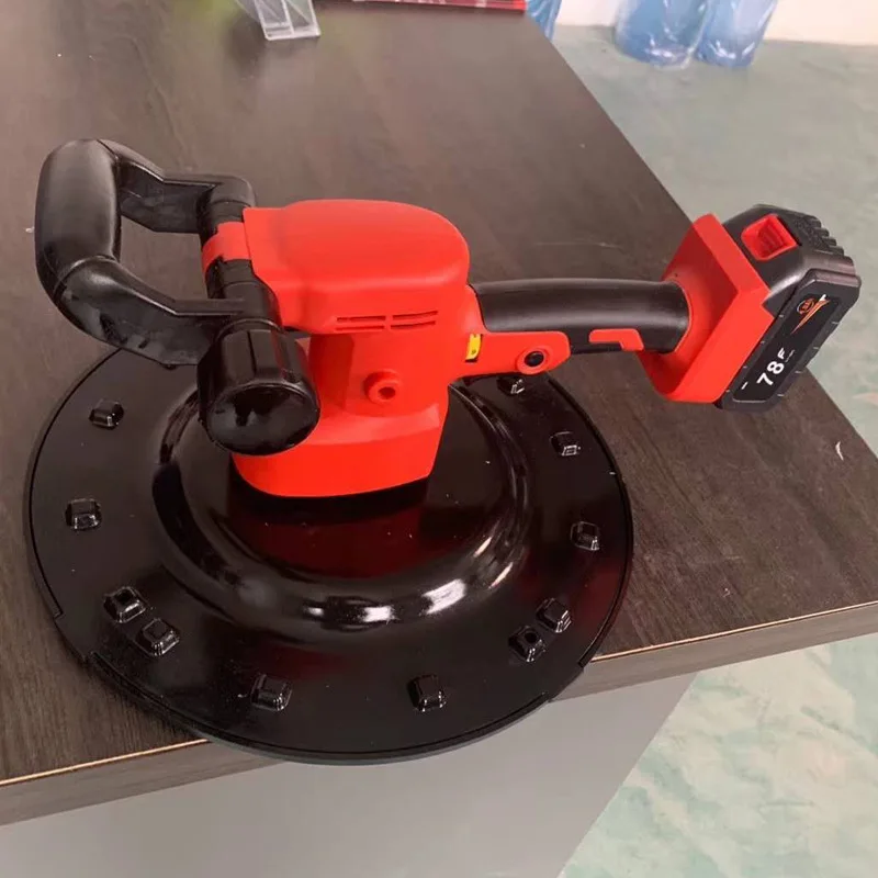 Lithium Power electric automatic Portable Wall Cement Plastering Polisher Smoothing troweling Machine