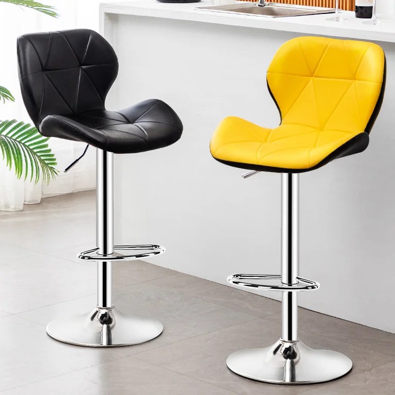 New Modern Design Cushion Seat Restaurant Chair Counter bar Stool High Stools for Kitchen