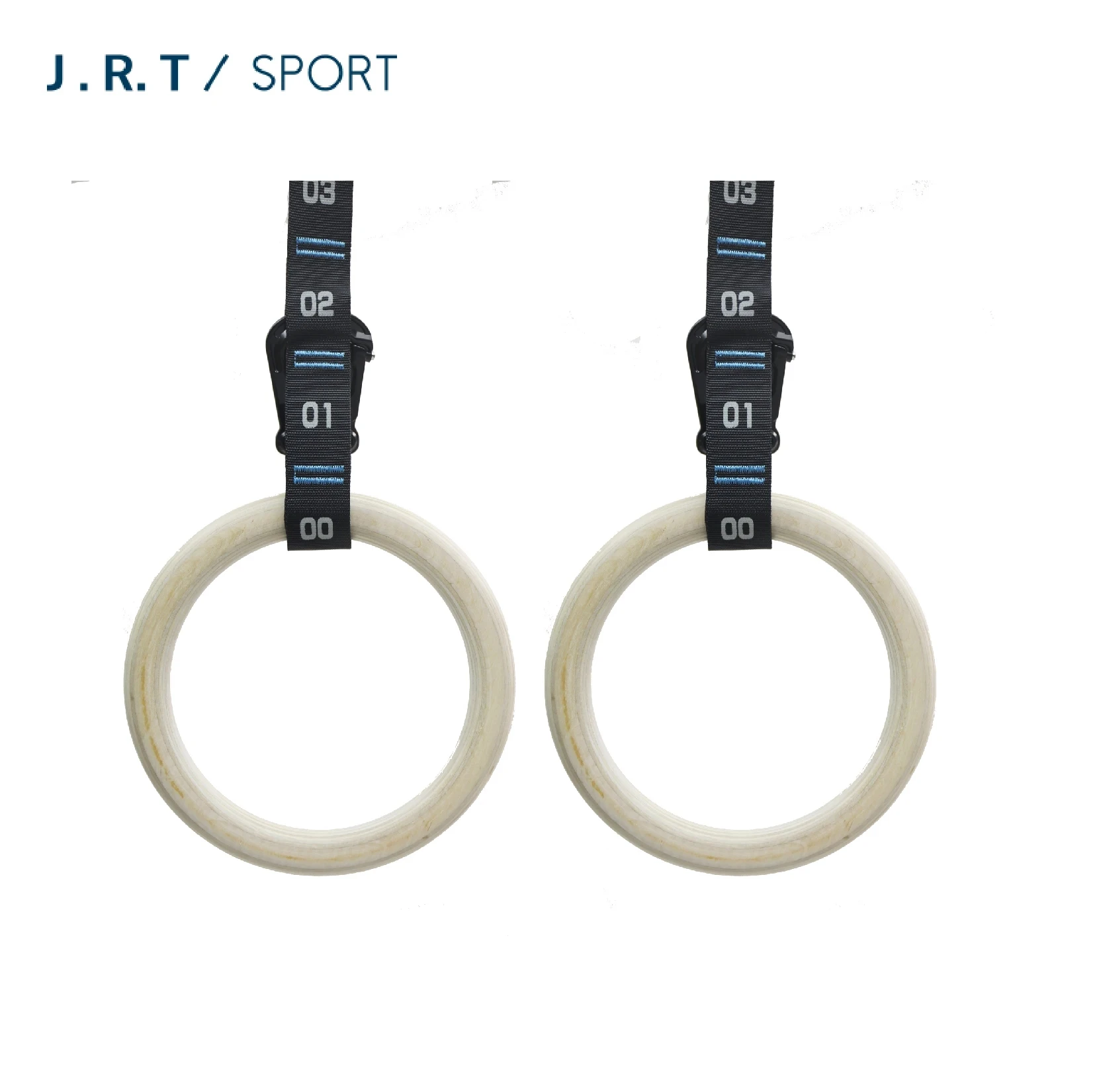 Factory Direct Supply Fitness Exercise Adjustable Wooden Gymnastic Gym Rings wooden gymnastic rings