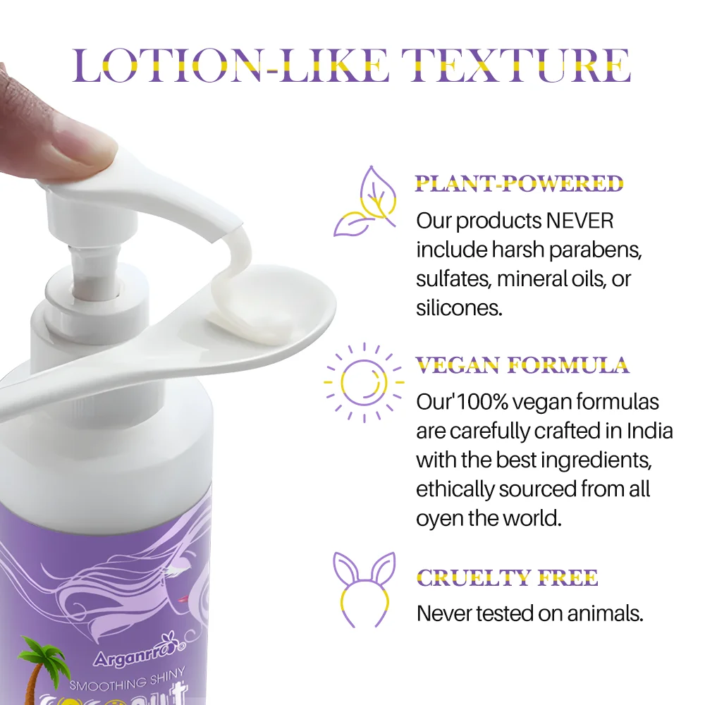 Private Label African American Hair Care Products Coconut Oil Care Set For Daily Damage Repair