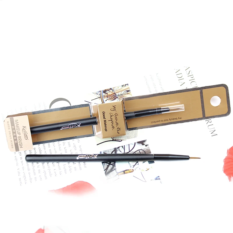 keli beauty cosmetic tools with small brown color makeup best lip brush