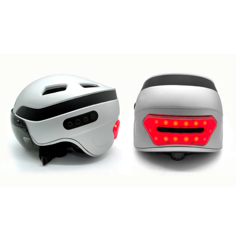 Wireless Smart Helmet Sport Camera 1080p HD Video Recording Bicycle Helmet Ebike Scooter Skate Cycling Led Light Helmets