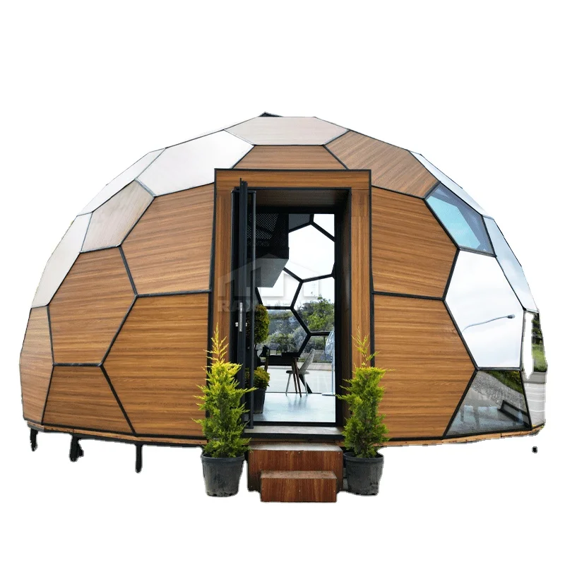 7M Glamping Geodesic Dome House with Bathroom for Airbnb Resort Hotel
