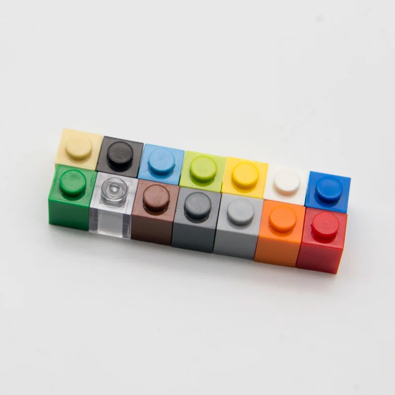 Wholesale 1*1 High Bricks Kids Unisex Creative Educational DIY MOC Building Block Toy Compatible with Accessories Particles 3005