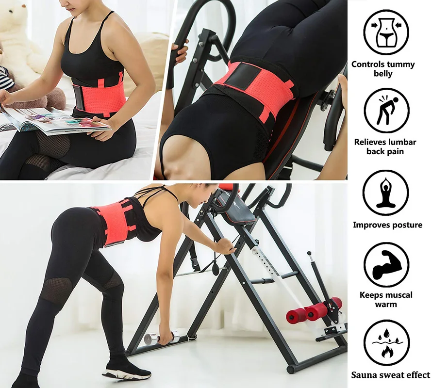 Wholesale Oem Premium Neoprene Workout Weight Loss Sweat Belt Compression Waist Trimmer Slimming Band Waist Trainer for Women