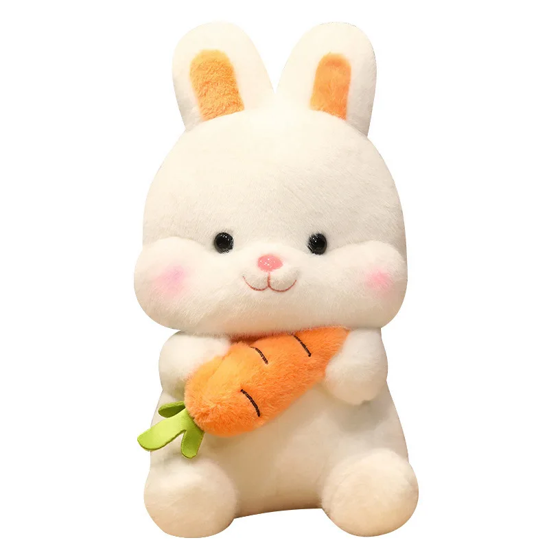 2024 Hot Selling Cute Orange Rabbit With Radish  Stuffed Animal Plush Toys for Home Decoration Gifts