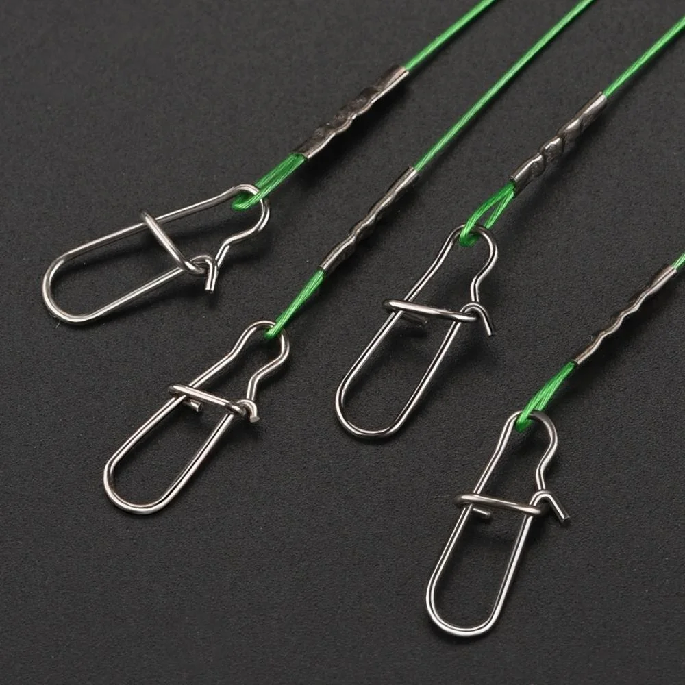 ice fishing 1x7 power stainless steel lure trace wire leader