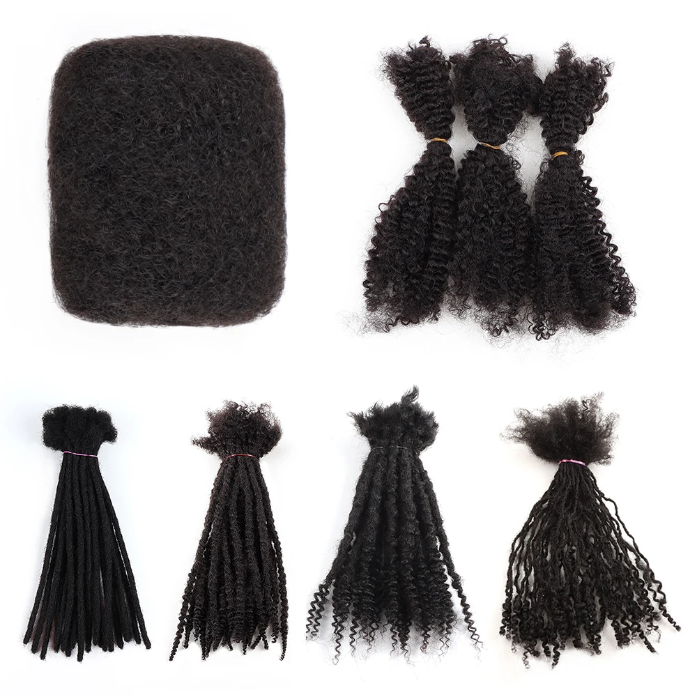 [Vast Dreads] Best Reviewed Cheveux Naturel Afro Kinky Human Hair Bulk Kinky Bulk Human Hair