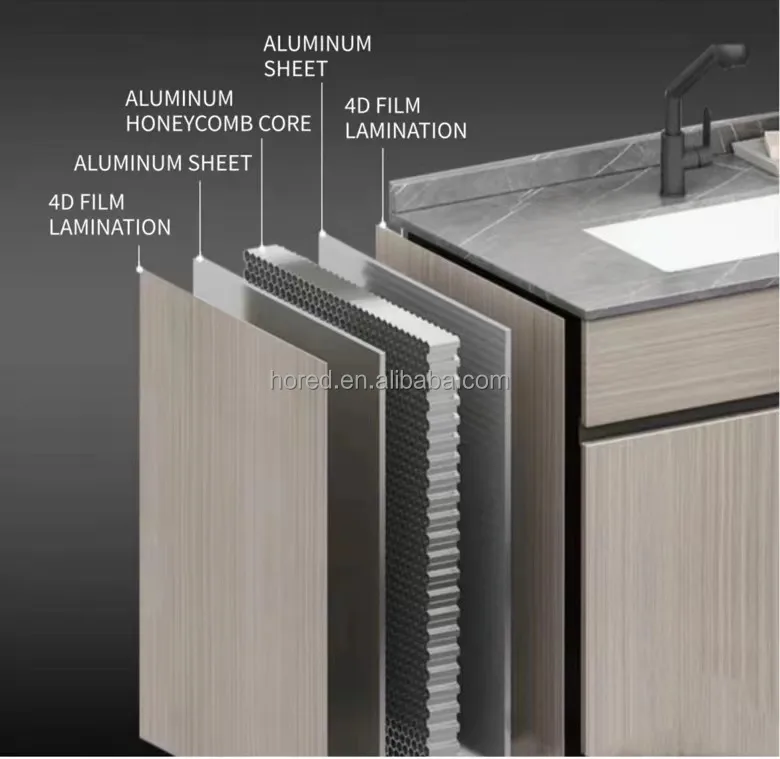 Multi-Using 2-Glass Door & 3-Tier  Aluminum Storage Cabinet Cabinet Organizer Shelf Storage for Kitchen, Living Room