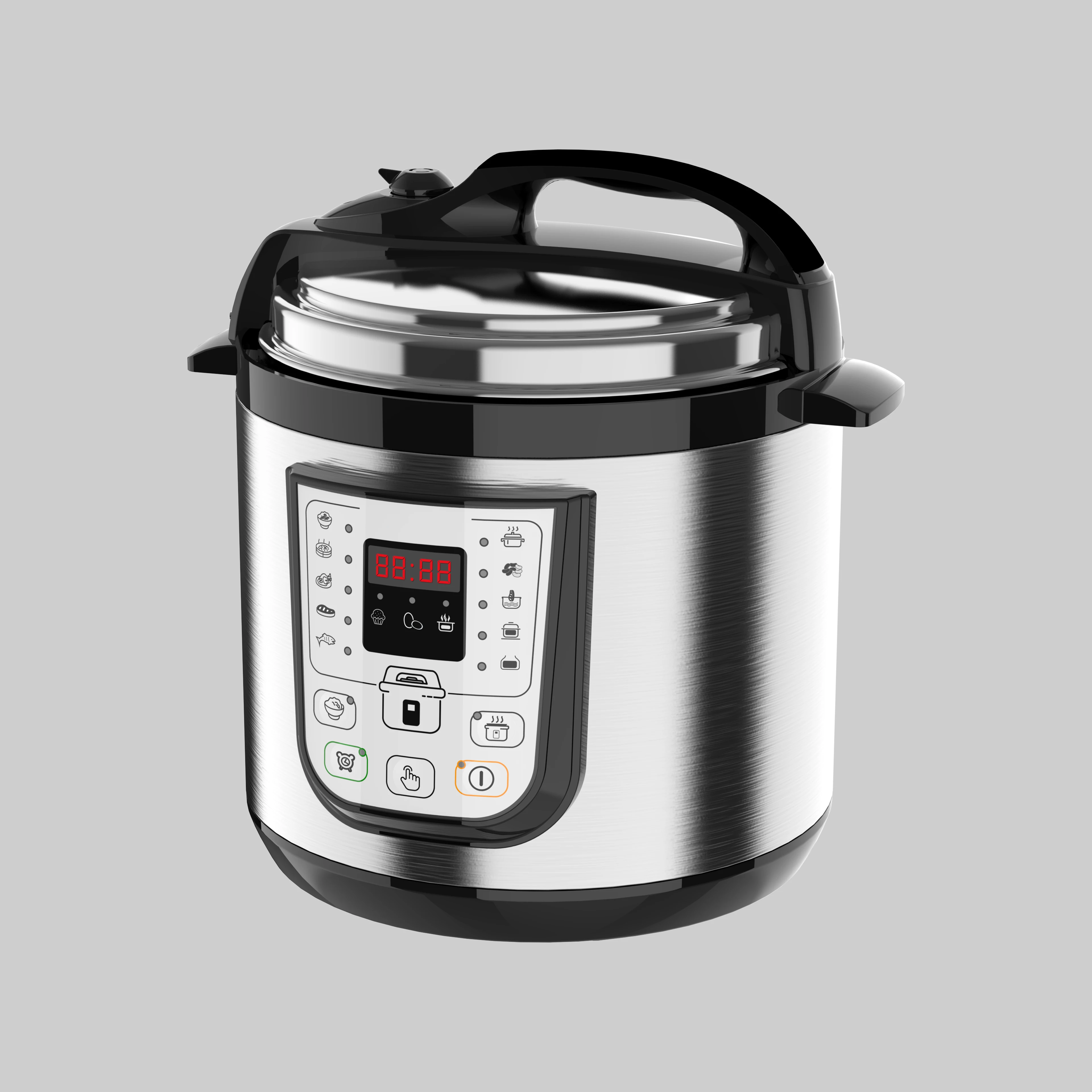 Blossom Instant Duo 7-in-1 Electric Stainless Steel Pressure Cooker LED Display Aluminum German Certified Household Hotel Use