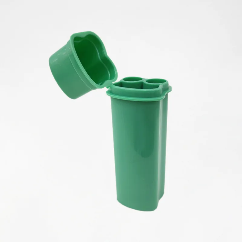 Smoking Accessories Plastic Lighter 2 in 1 Case Lighter Kit with Two Holes for Cigarette Tobacco Stash Container Box